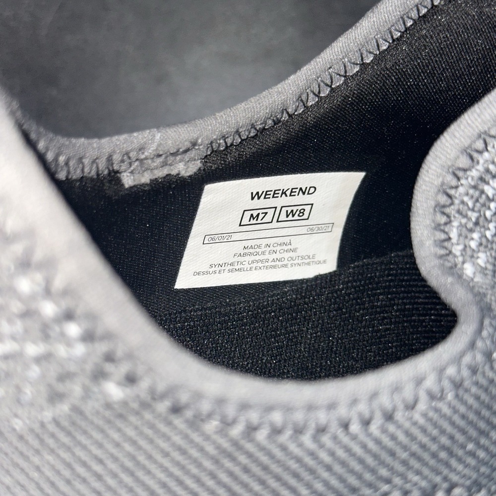 Vessi Weekend Sneaker Womens Size 8 Waterproof Shoes Concrete Grey Mens 7 EUC - Picture 9 of 12